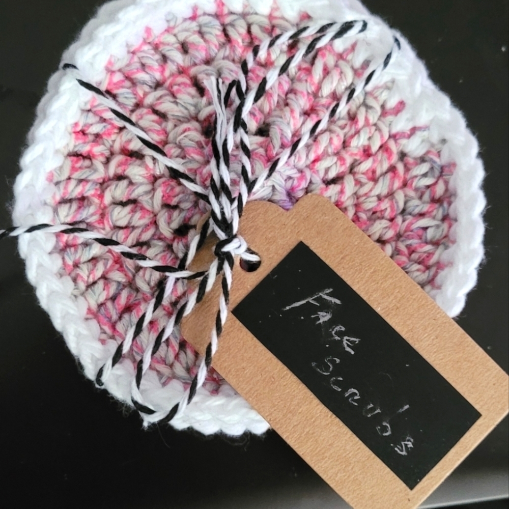 Handmade Cotton Face Scrubs set 4
